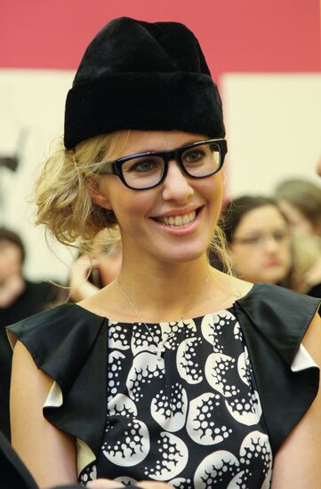 TV host Ksenia Sobchak