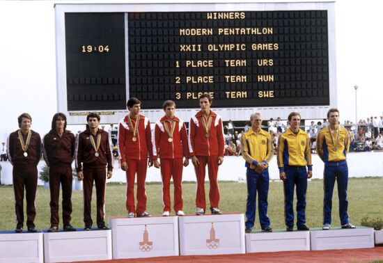 Modern pentathlon winners