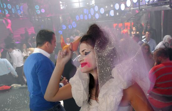 Halloween celebration in Moscow