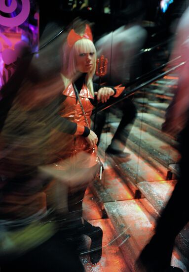 Halloween celebration in Moscow