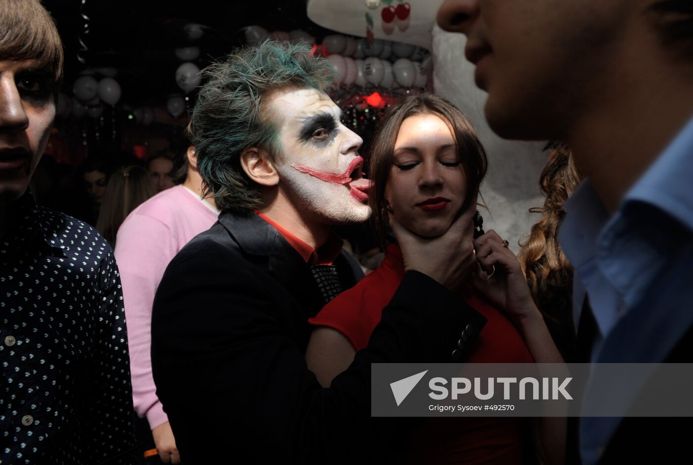 Halloween celebration in Moscow