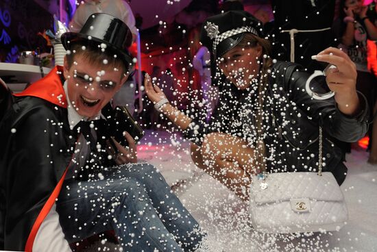 Halloween celebration in Moscow