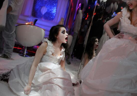 Halloween celebration in Moscow