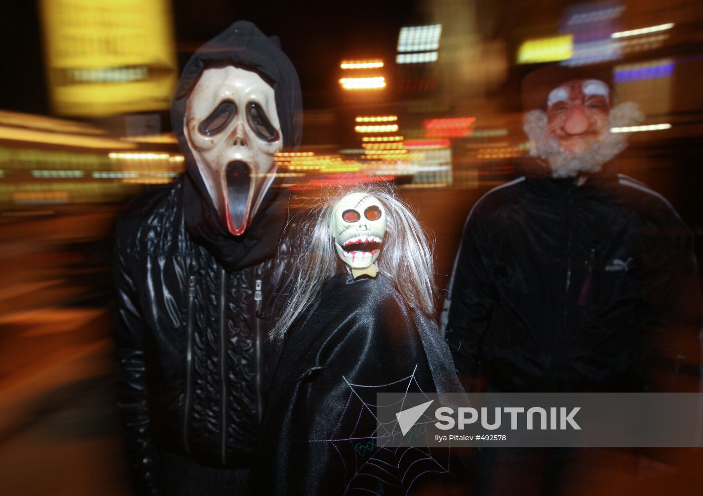 Halloween celebration in St. Petersburg