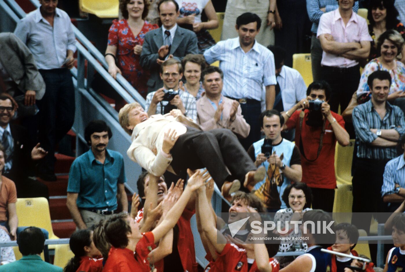 Celebration in honor of coach Lidiya Alekseeva