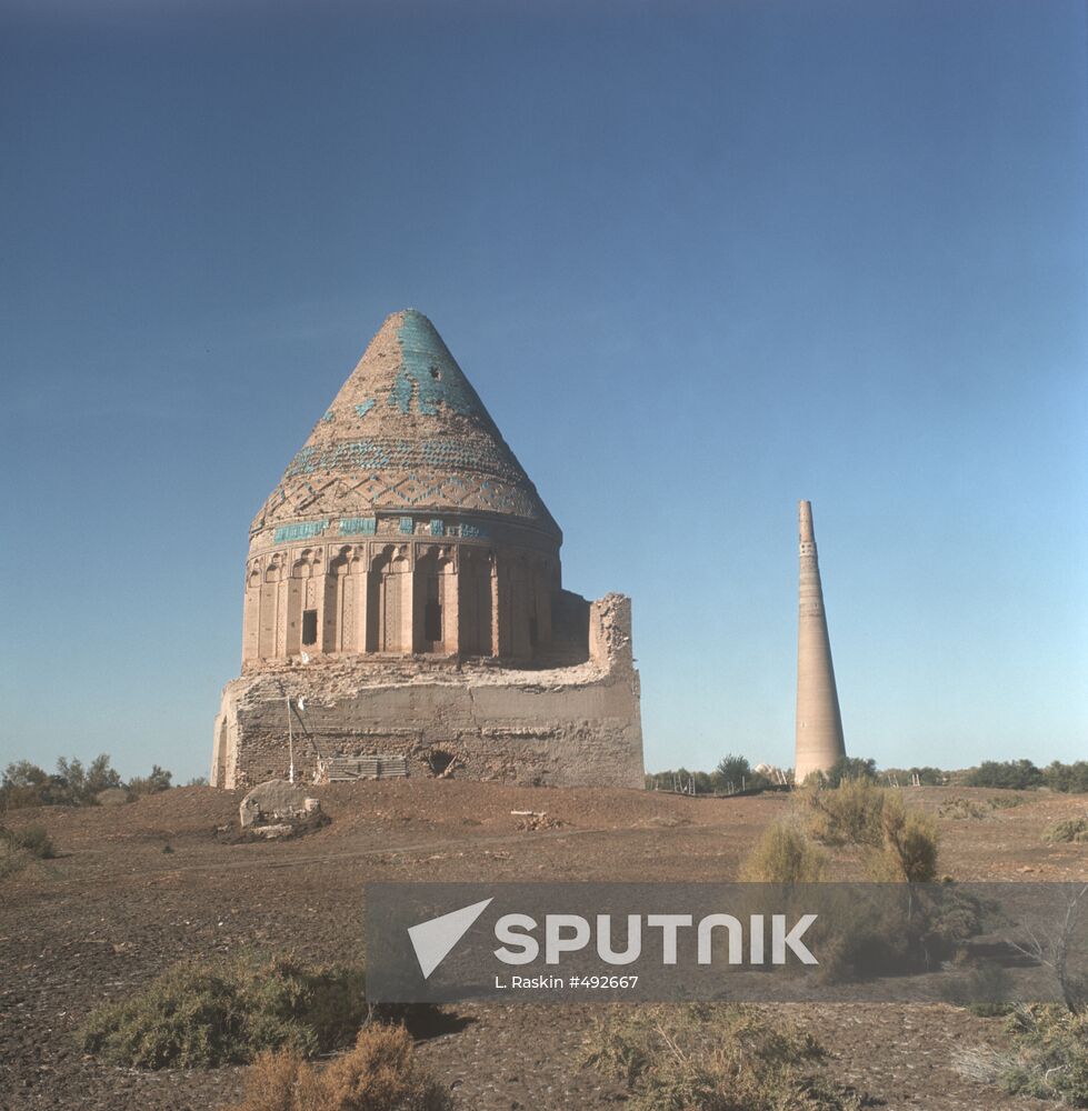 Mausoleum and minaret