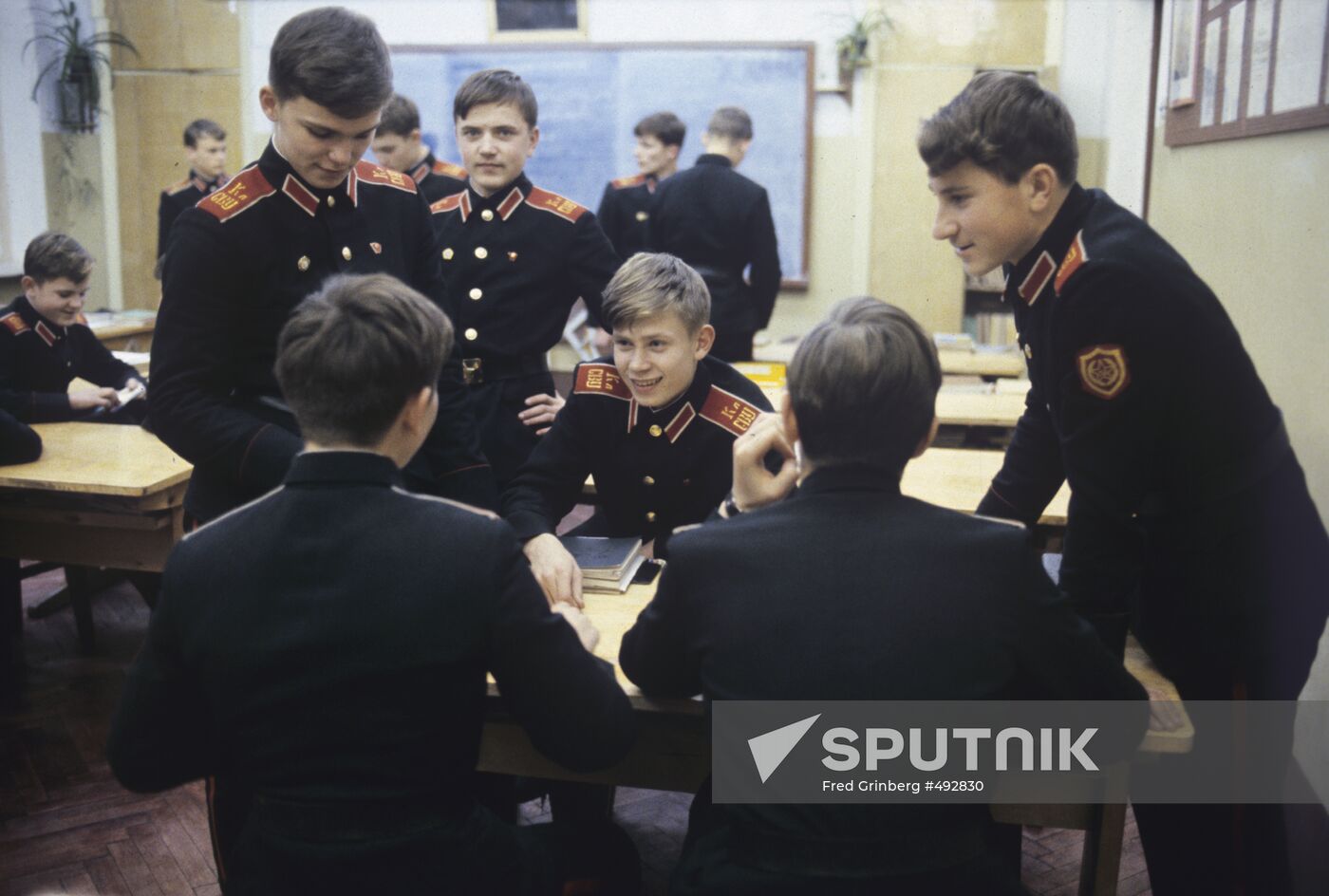Suvorov School Cadets in Kalinin