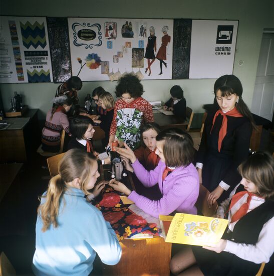 Sewing lesson