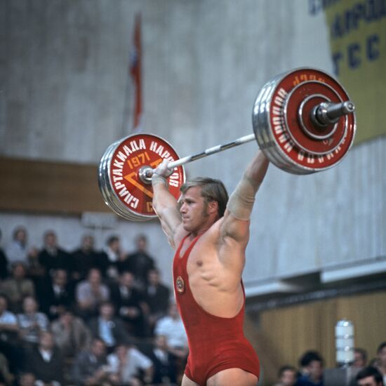 Weightlifter Vasily Kolotov