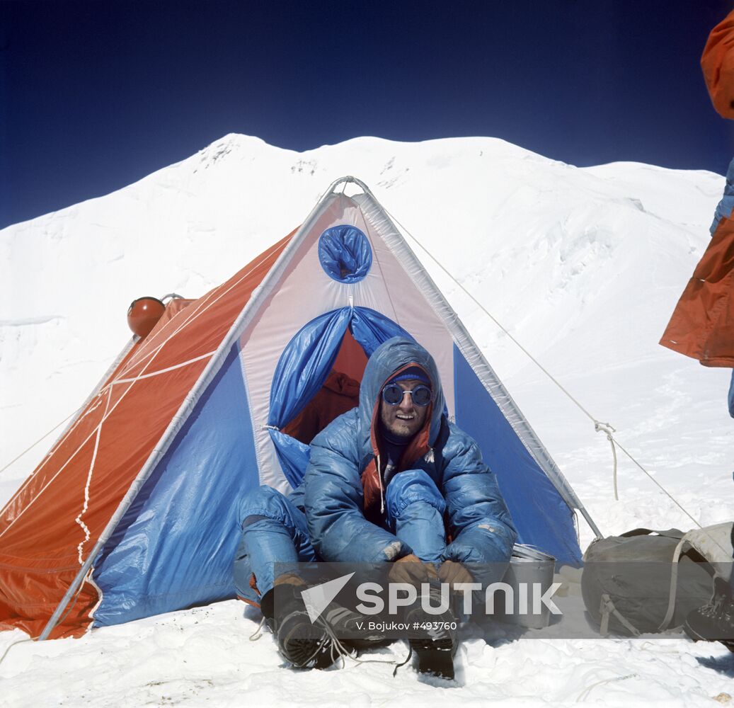 Mountain climber Sergei Kosmachyov