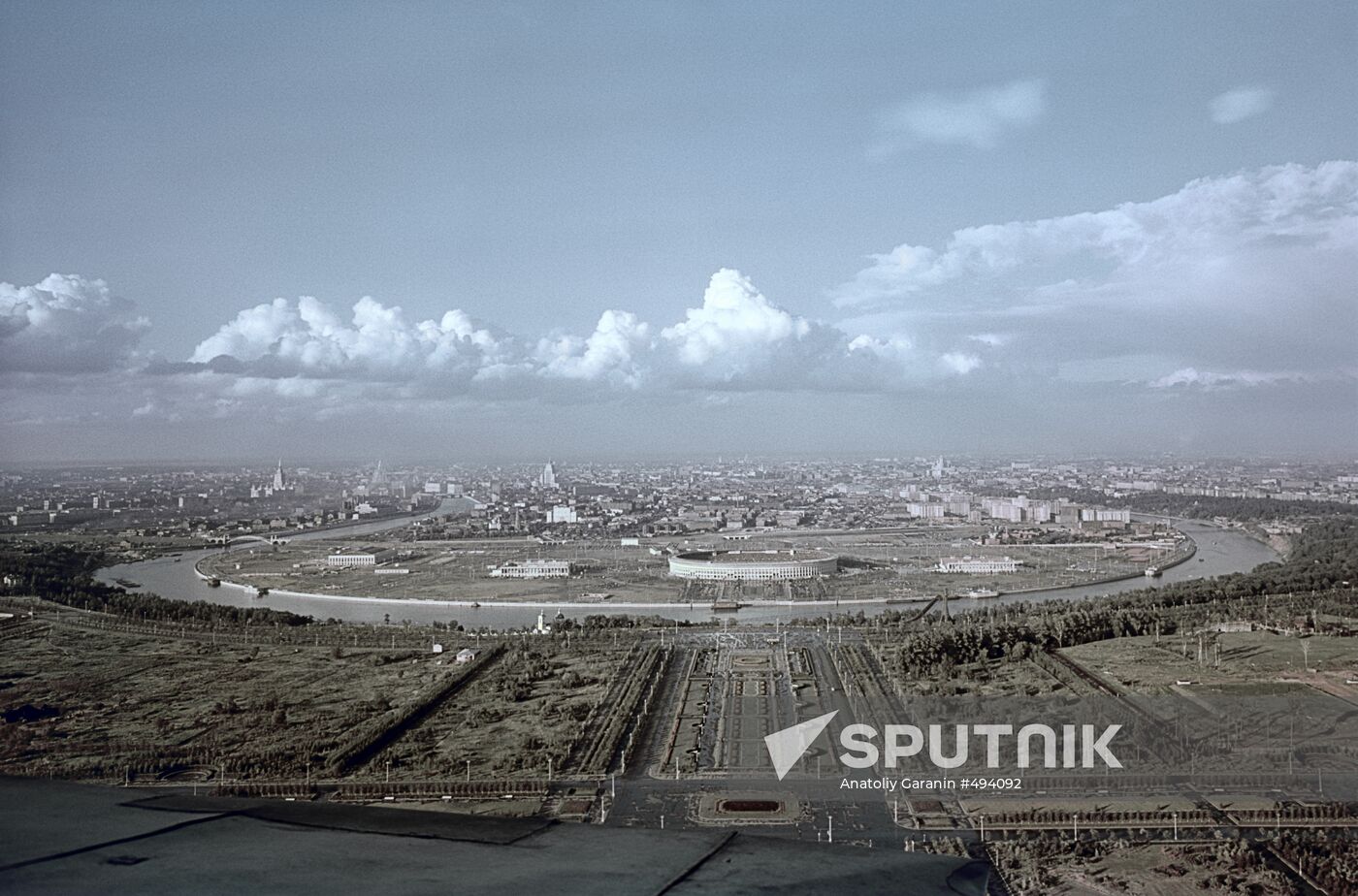Luzhniki district in south-west Moscow