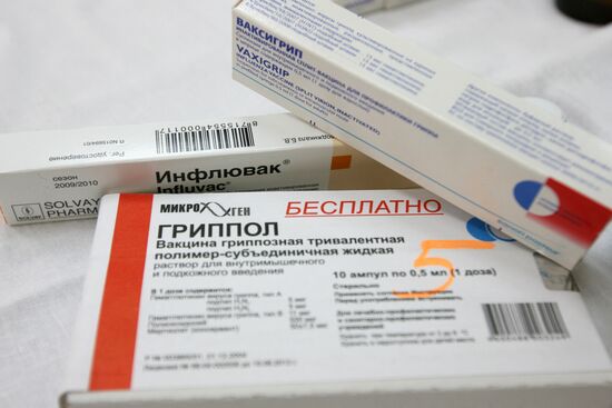 Grippol, Influvac and Vaxigrip anti-flu vaccines