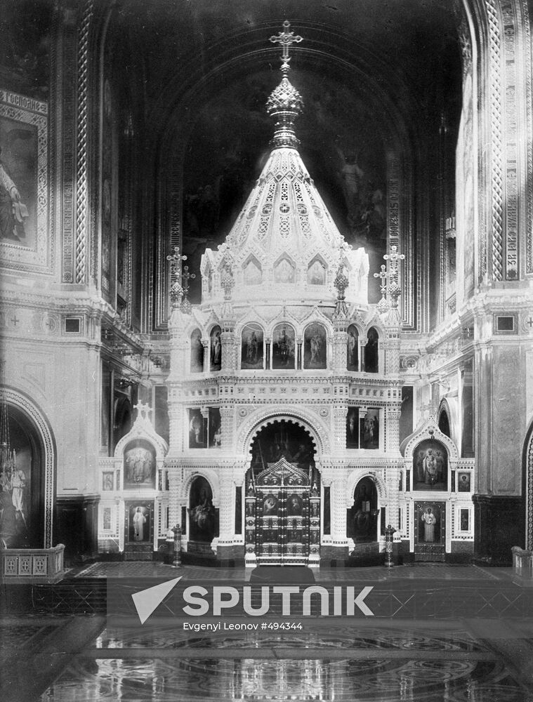 Inside Cathedral of Christ the Saviour