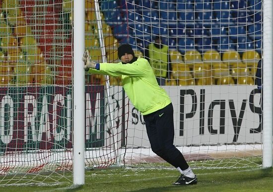 FC Barcelona holds open training session in Kazan