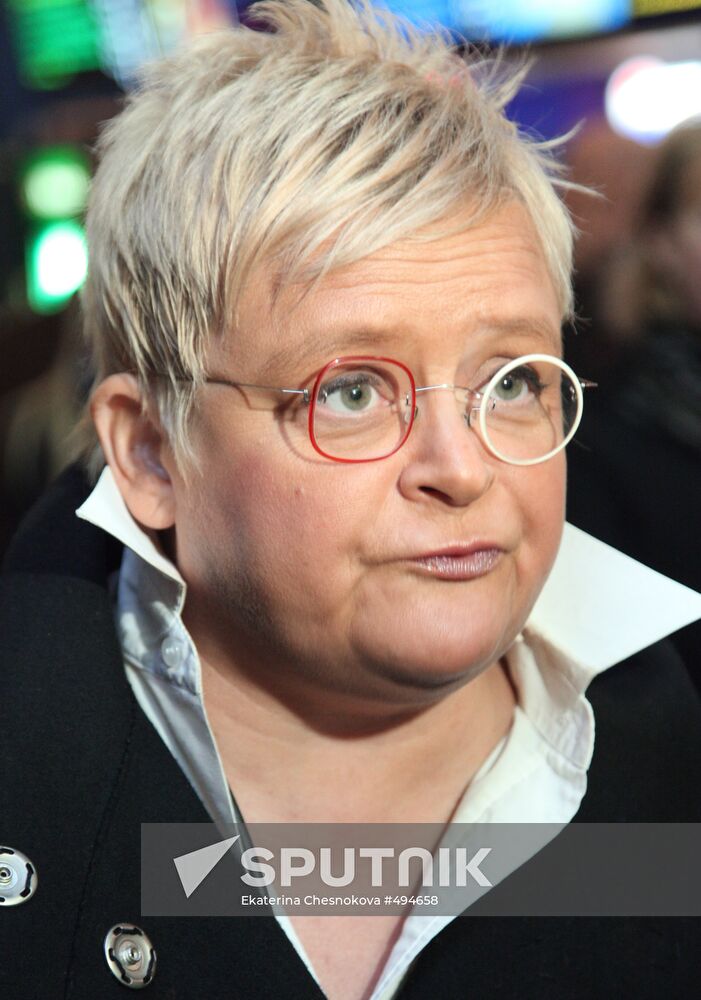 TV host Svetlana Konegen attends Pavel Lungin's Tsar premiere