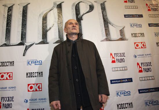 Actor Pyotr Mamonov attends Pavel Lungin's Tsar premiere