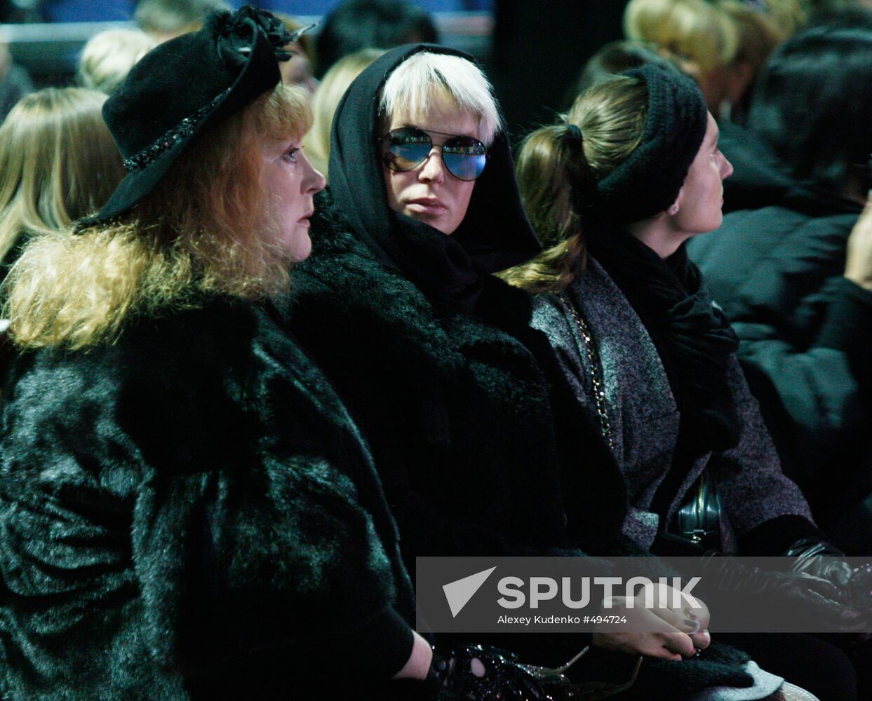 Shabtai von Kalmanovich funeral ceremony in Vidnoye