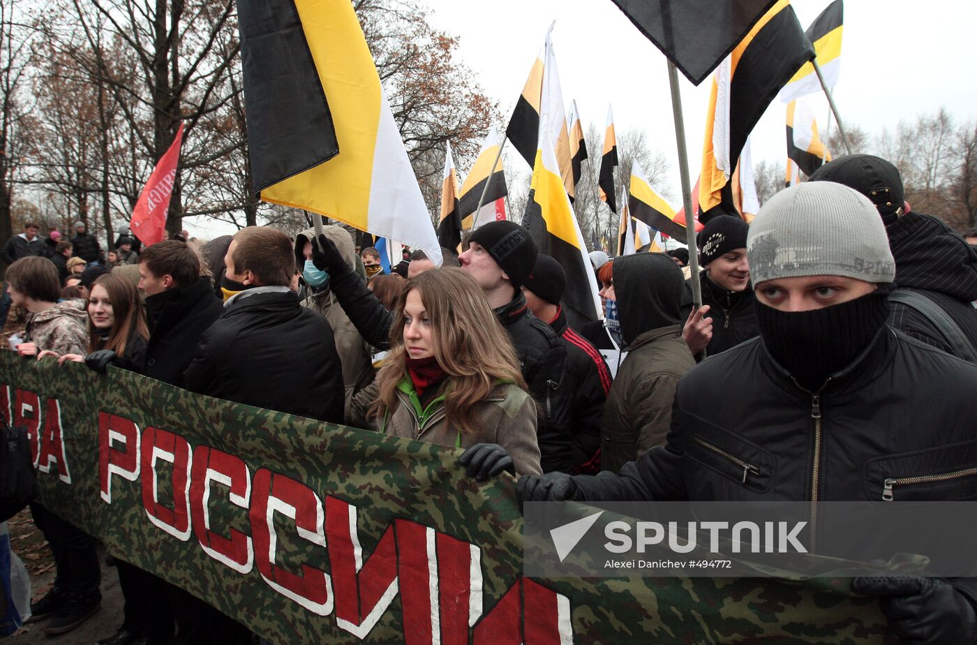 Nationalists hold Russian March rally in St. Petersburg