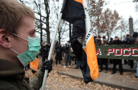 Nationalists hold Russian March rally in St. Petersburg
