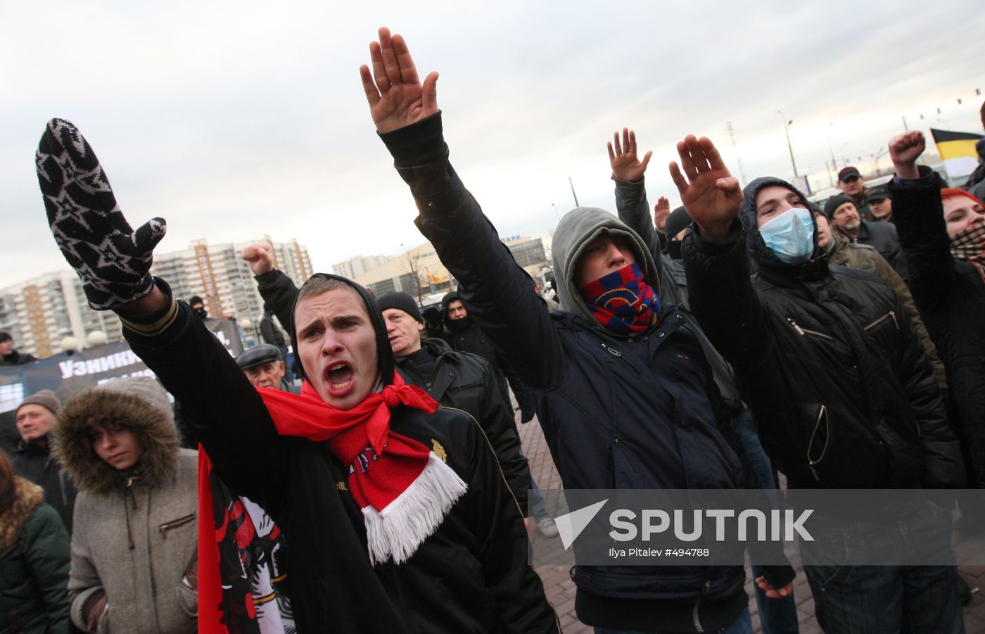 Nationalists hold Russian March rally in Moscow