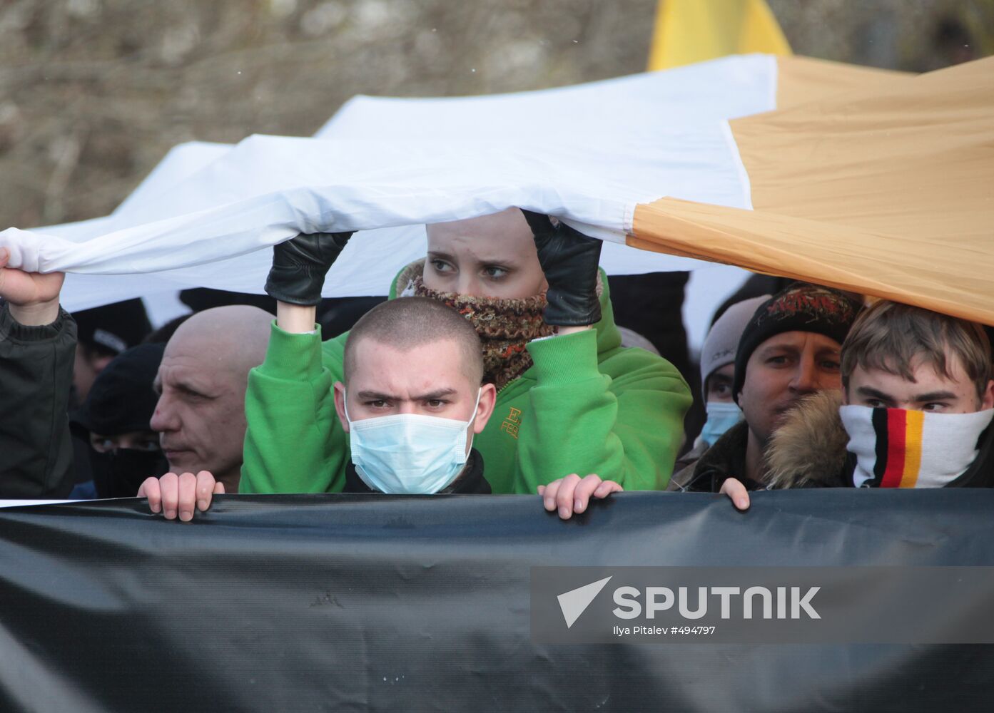 Nationalists hold Russian March rally in Moscow