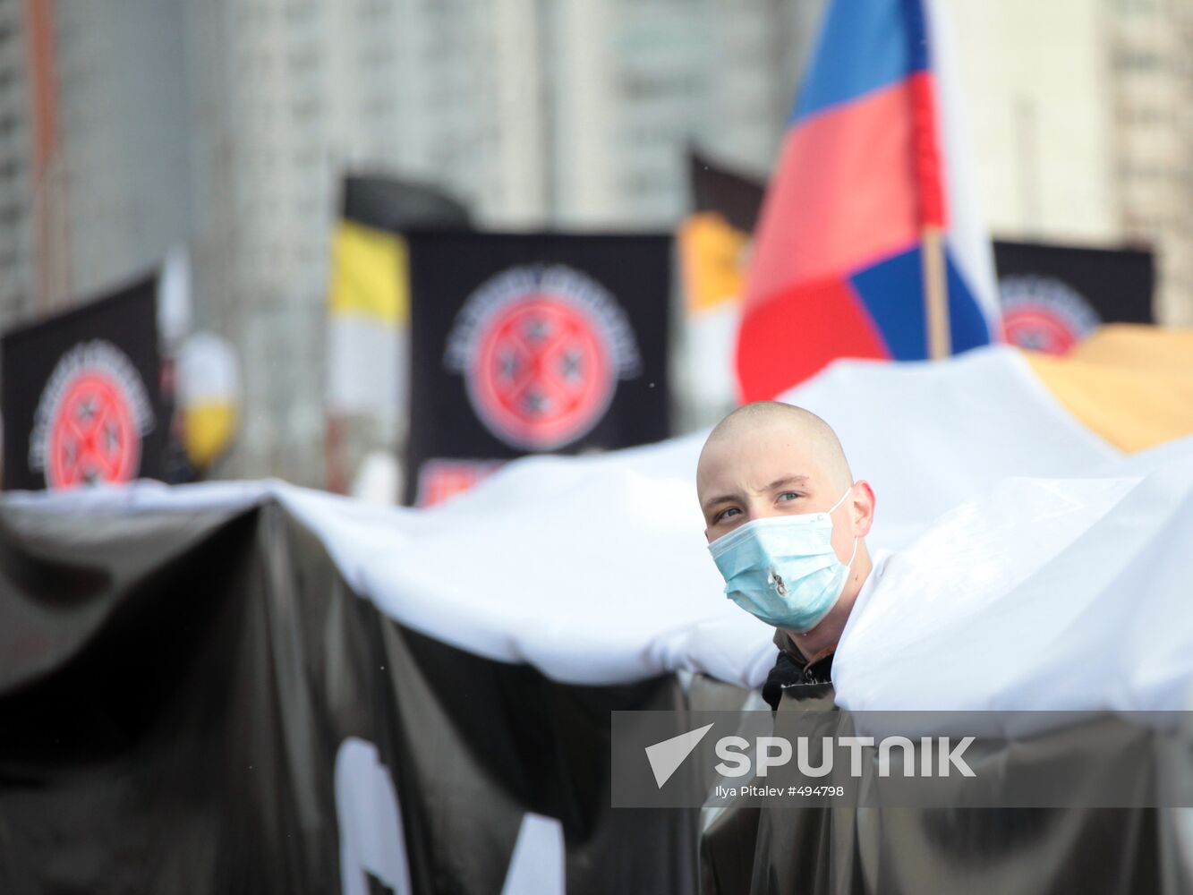 Nationalists hold Russian March rally in Moscow