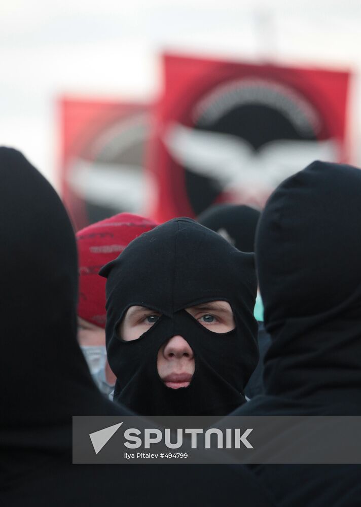 Nationalists hold Russian March rally in Moscow