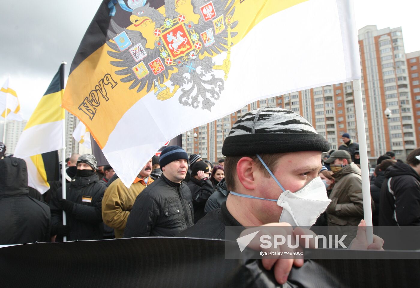 Nationalists hold Russian March rally in Moscow