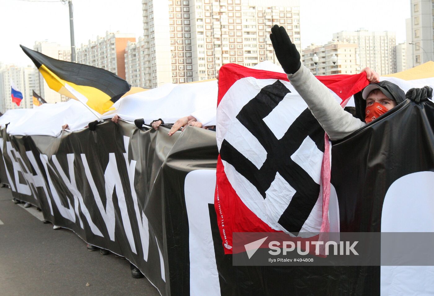 Nationalists hold Russian March rally in Moscow