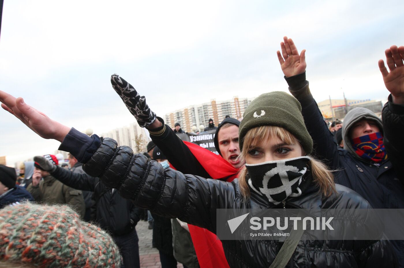 Nationalists hold Russian March rally in Moscow