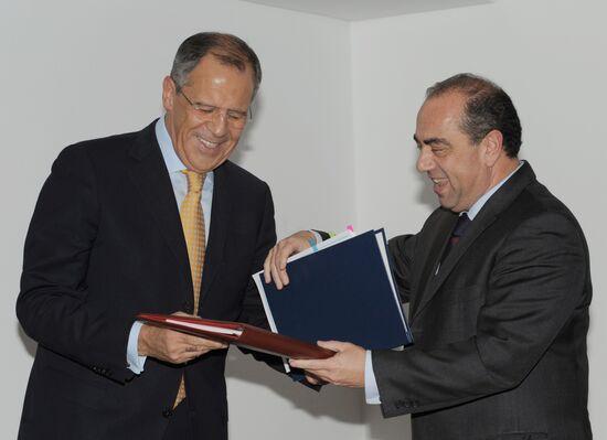 Russian Foreign Minister Sergei Lavrov visits Cyprus