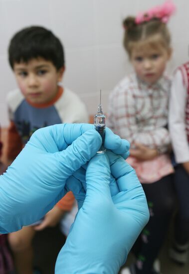 Flue prevention, Teremok childcare center, Svetlogorsk