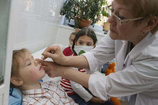 Flue prevention, Teremok childcare center, Svetlogorsk