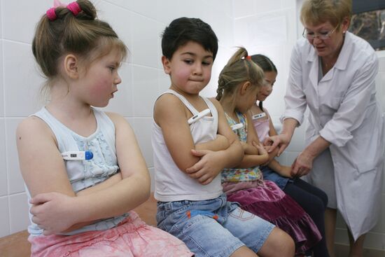 Flue prevention, Teremok childcare center, Svetlogorsk