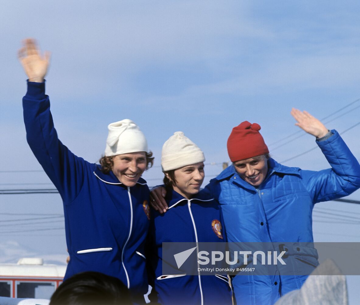 Galina Kulakova, Lyubov Mukhacheva, Alevtina Olyunina