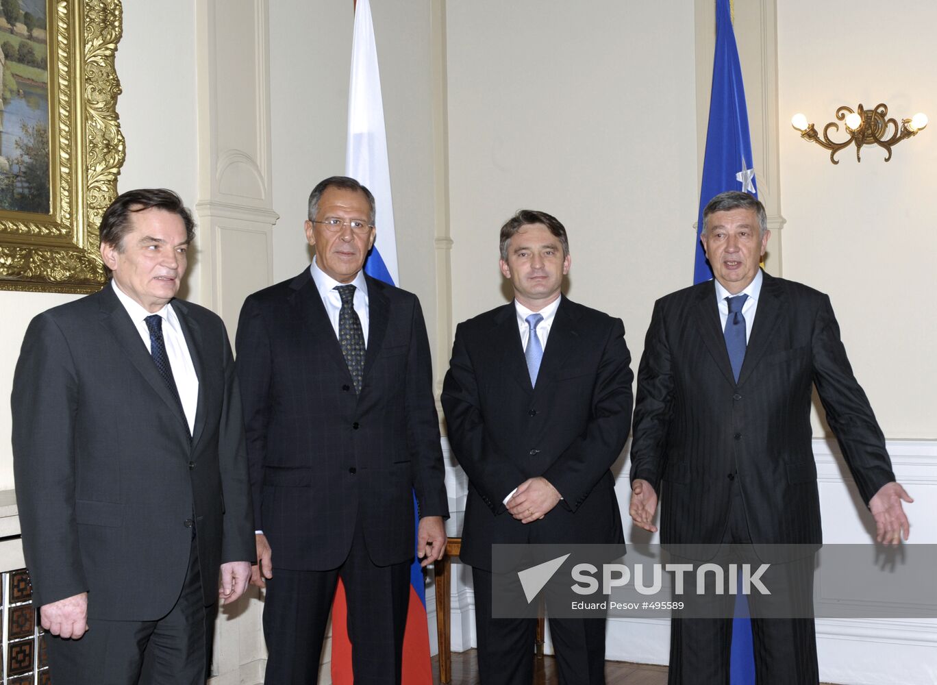 Sergei Lavrov meets with Bosnia and Herzegovina Presidium
