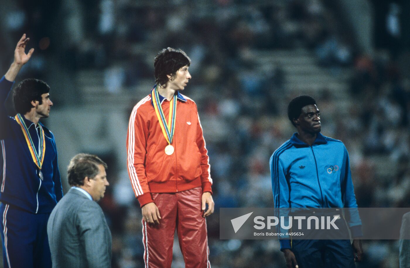 Yaak Uudmae, Viktor Saneyev and Joao de Oliveira