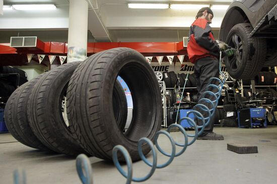 Replacing summer tires with winter tires