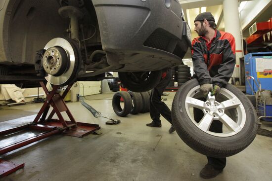 Replacing summer tires with winter tires