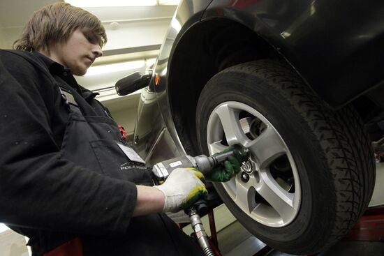 Replacing summer tires with winter tires