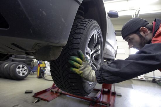 Replacing summer tires with winter tires