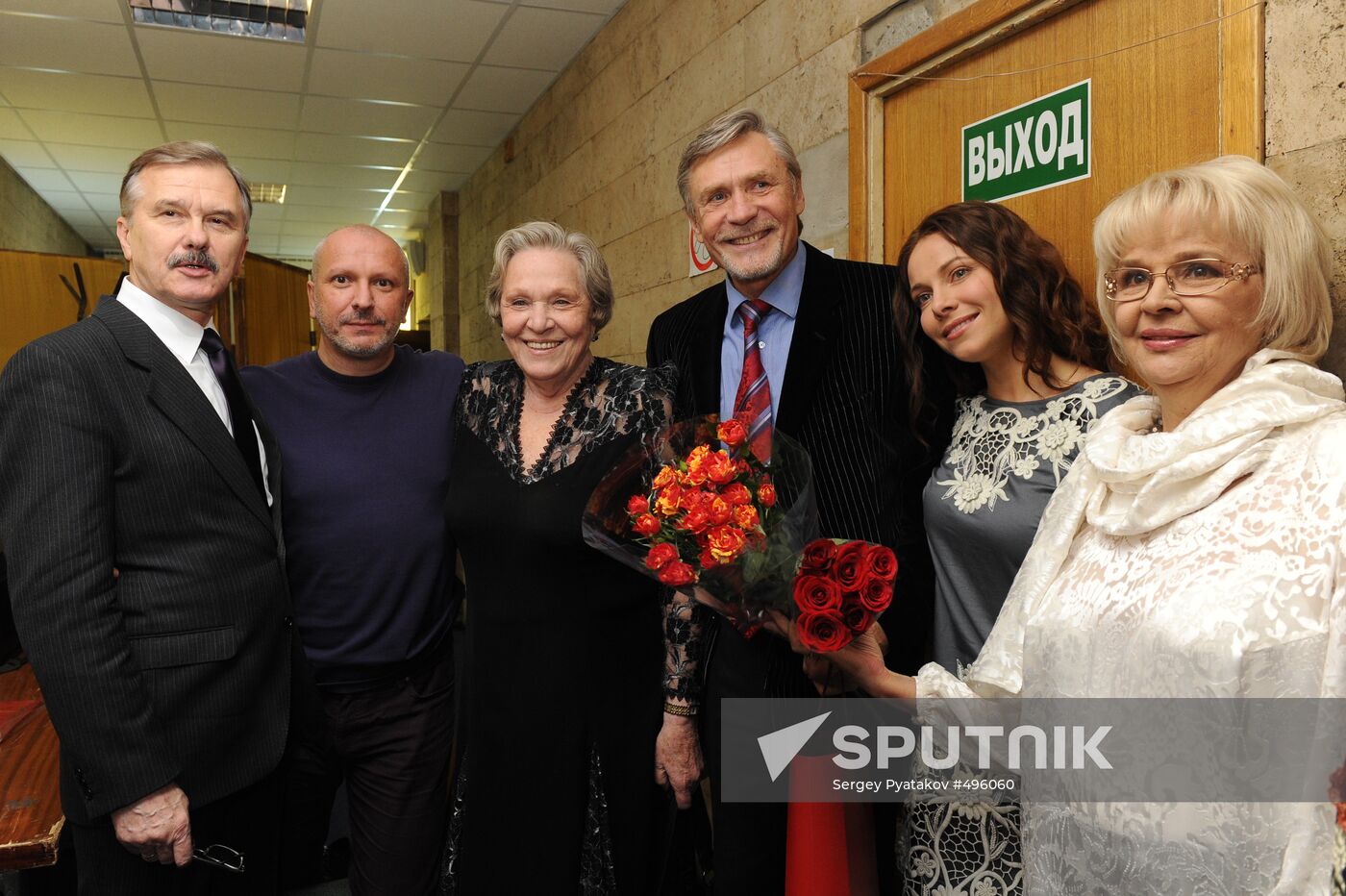 Alexander Mikhailov celebrating his 65th birthday