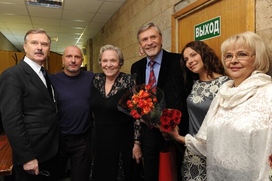 Alexander Mikhailov celebrating his 65th birthday