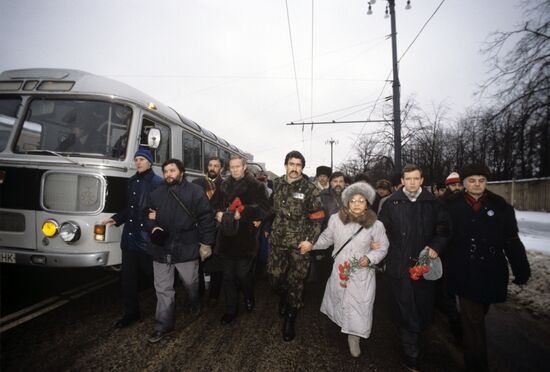 Funeral of Sakharov