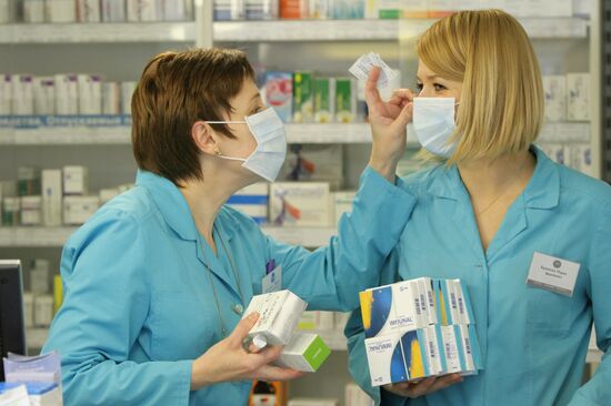 Sale of antiviral medication