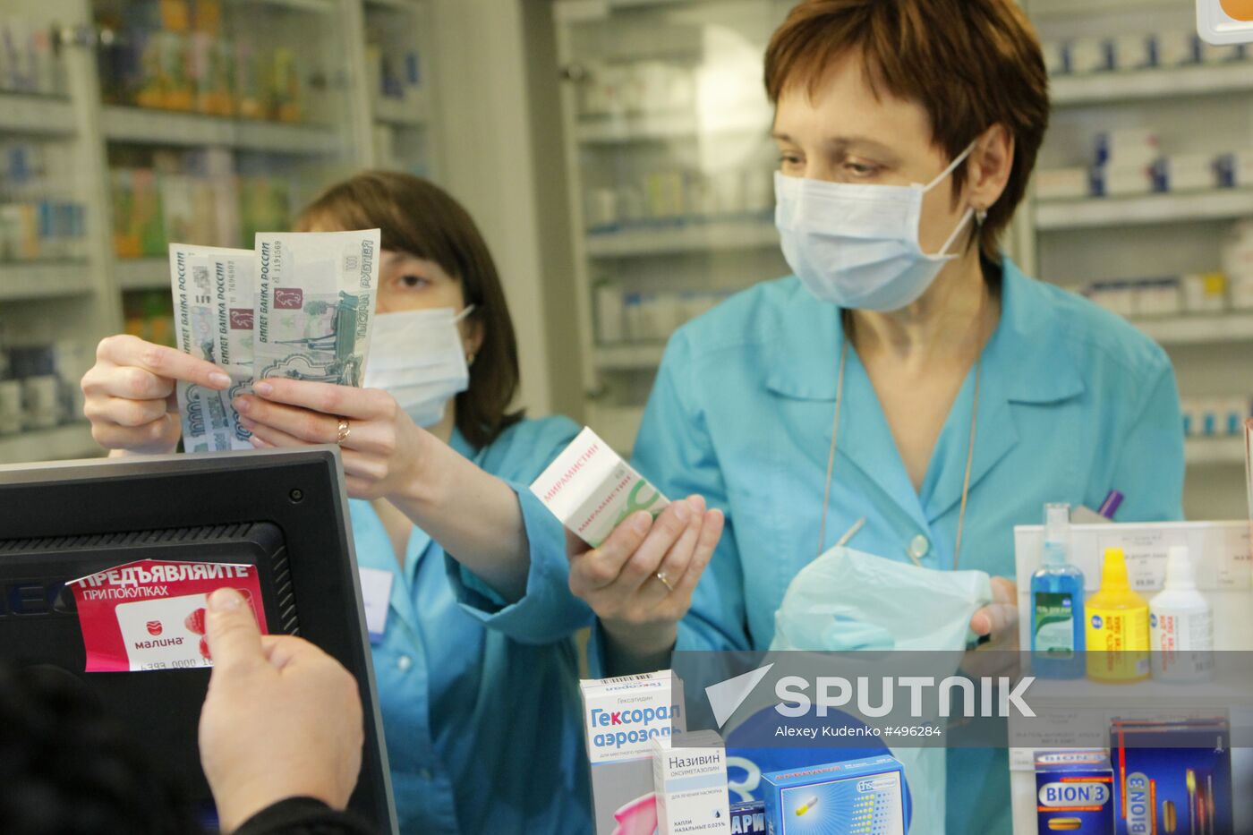 Sale of antiviral medication