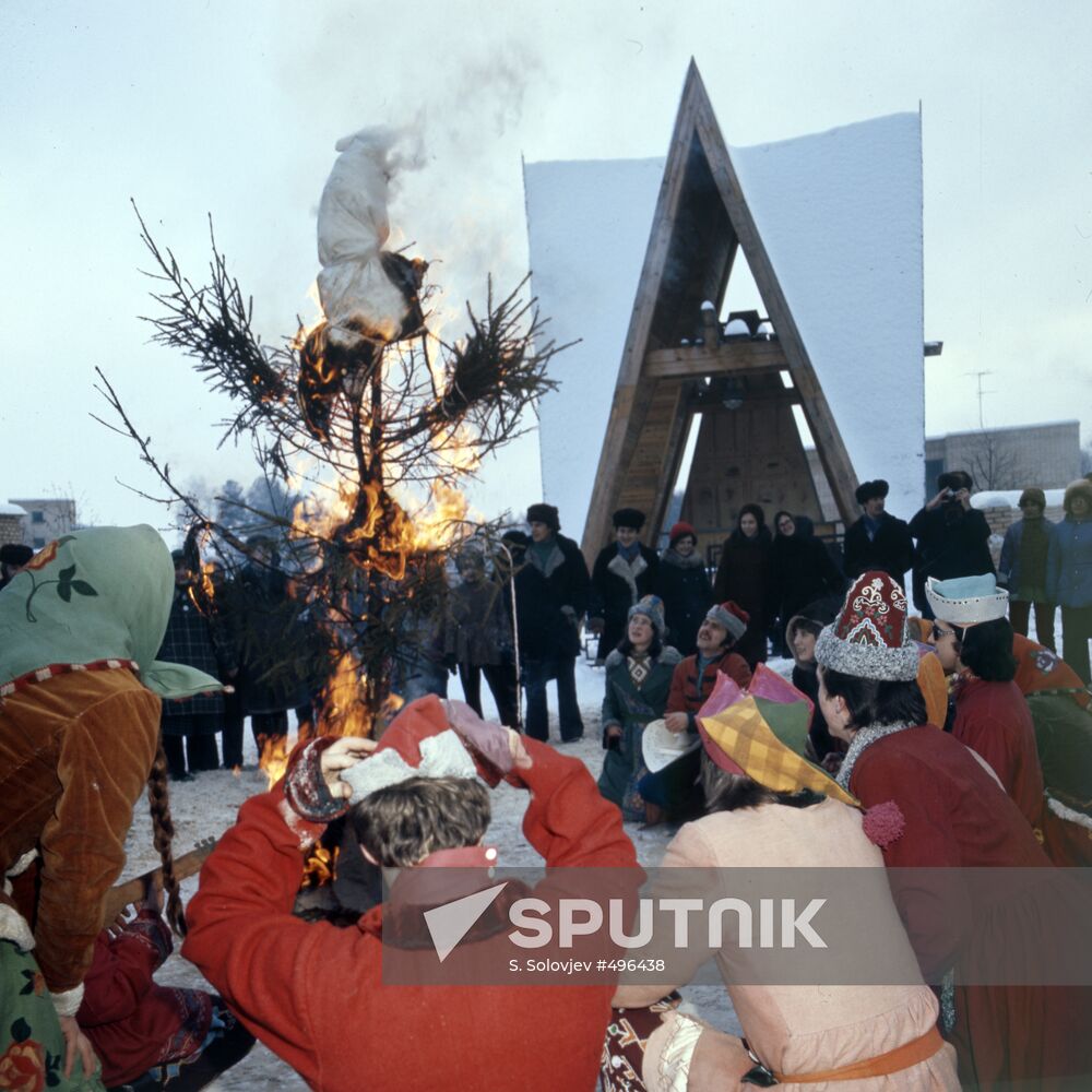 Ritual bonfire
