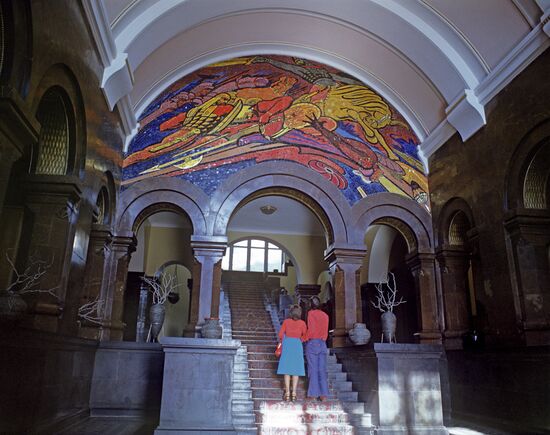 Entrance to the Matenadaran