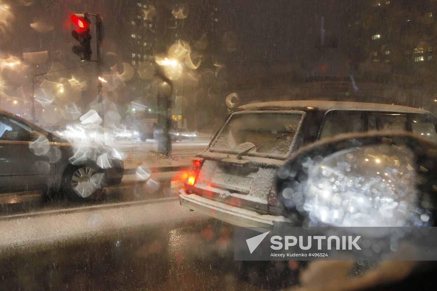 Weather related traffic difficulties