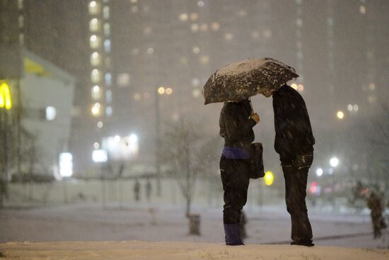 First heavy snowfall in November